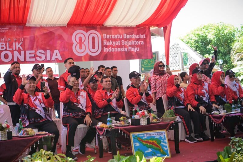 Sambut Peserta Pawai Budaya, Wagub Aceh Apresiasi Semangat Generasi Muda.(Foto:Ist)